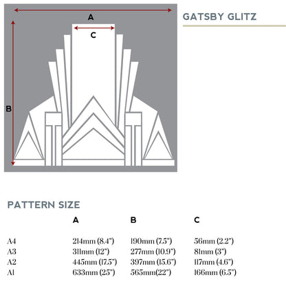 Gatsby Glitz Deco Stencil