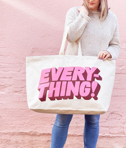 Everything Bag - Pink/Burgundy